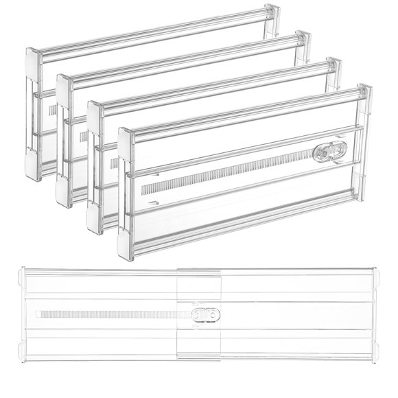 Separadores de cajones Vtopmart, paquete de 4, 15 cm de altura para cajones grandes