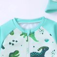 thumbnail image 4 of Gerichy Boys Swim Set, 2T 3T 4T 5T Swimsuit Boys Summer Toddler Boys Girls Short Sleeve Cartoon Dinosaur Prints 1 Piece Swimwear Beach Swimsuit Bikini, 4 of 6