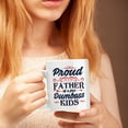 thumbnail image 2 of Proud Father of a Few Dmbss Kids, Father's Day, White 11oz Ceramic Mug, 2 of 5