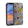 thumbnail image 1 of Compatible with iPhone X Phone Case, Leaves-53 Case Men Women, Flexible Silicone Shockproof Case for iPhone X, 1 of 1