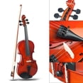 thumbnail image 3 of Kit de Estuche de de Violín de Tamaño 1/4 para Instrumentos Musicales de Banda Orquestal Gloria violín acústico, 3 of 9
