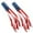 A, variant on Coollooc 40" Red/White/Blue Windsock, Patriotic Outdoor Decor, 2 Pack