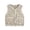 Beige, variant on Krdevn Toddler Puffer Vest, Boys Girls Puffy Vest Fuzzy sherpa Vests, Warm Winter Sleeveless Jackets Coats, Zipper,Side Pockets,Crew Neck,Coffee
