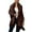 Coffee, variant on Sweater Coat for Women Zpanxa Women's Faux Fur Collar for Winter Coat, Winter Faux Fur Shawl Cover Up, Casual Knit Cardigan Sweater Outwear with Pocket Beige One Size