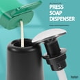 thumbnail image 5 of OUNONA Plastic Hand Soap Bottle 1Set Stainless Steel Storage for Kitchen Restaurant Grey, 5 of 5