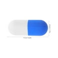 thumbnail image 3 of OGITUDE Pill Stress Ball Pill Shaped Foam Ball Motivational Stress Ball Slow Rising Stress Ball Stretchy Ball For Teens Adults Anxiety Stress Nursing Party Supplies 11cm Blue, 3 of 6