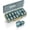 Blue, variant on Best Value Stylish Blue AM PM Weekly Pill Organizer, 7 Day Twice Daily Portable Medicine Box for Vitamins, Fish Oils & Supplements
