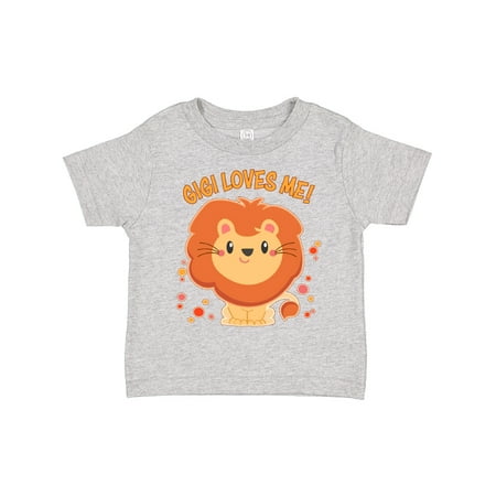 

Inktastic Gigi Loves Me- Cute Lion Gift Toddler Boy or Toddler Girl T-Shirt