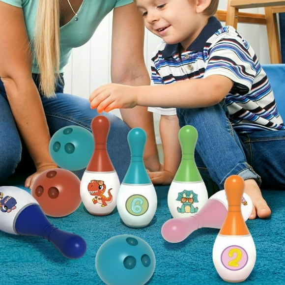 EQWLJWE Learning & Education Toys,Handheld Games for Kids Electronics,Children's Dinosaur Bowling Interactive Indoor Leisure Sports Game for Role Play and Kindergarten Funny