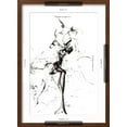 thumbnail image 5 of Art.com Abstract Black Smoke - The Dancer Art Print by Philippe HUGONNARD, Brown Frame Wall Art, 17" x 23", 5 of 5