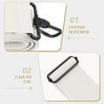 thumbnail image 5 of FENGGUIQU Grey Cotton Snare Drum Shoulder Strap Belt 2-Pack Adjustable Comfortable Drum Carrying Straps for Musicians, 5 of 6