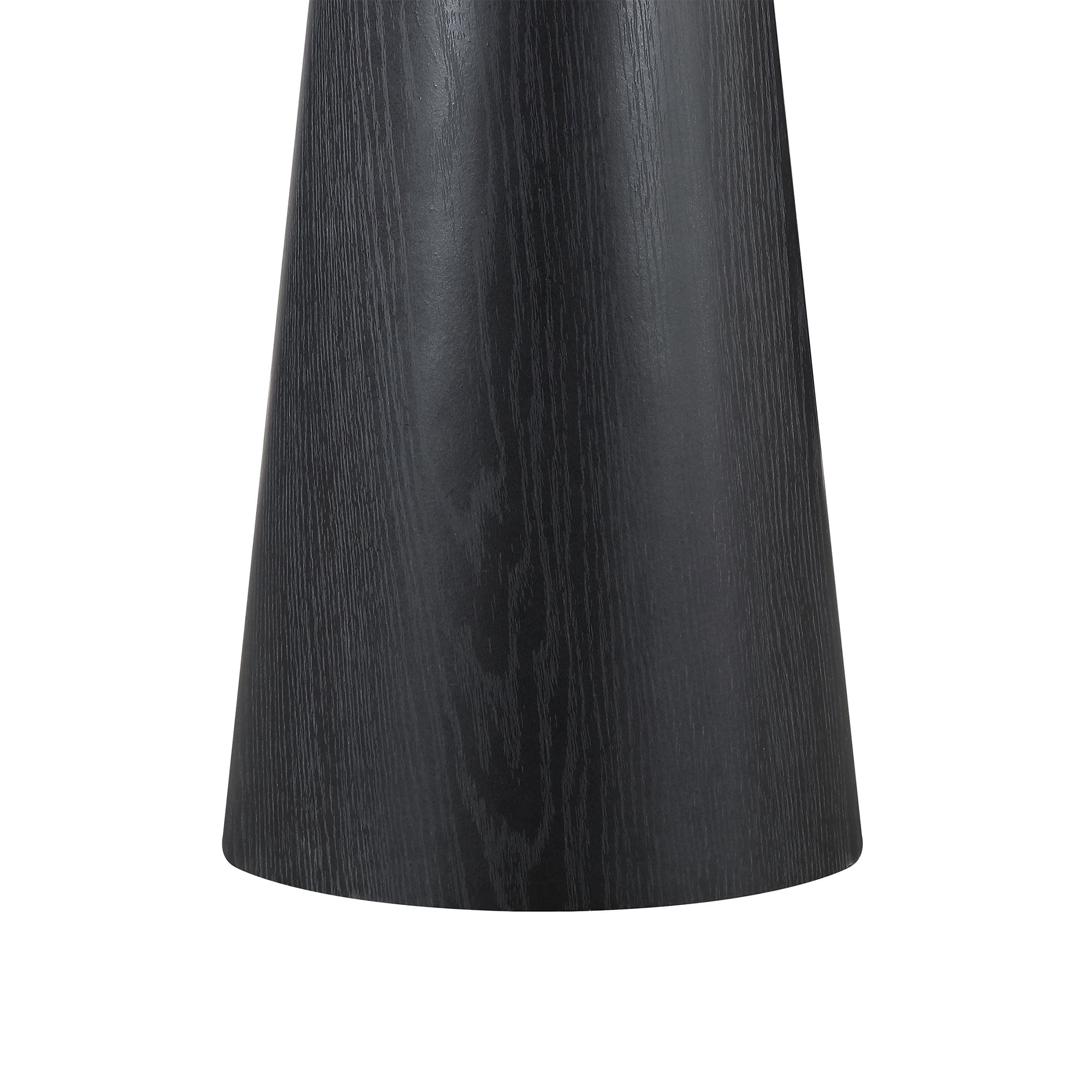 Better Homes & Gardens Ashby Pedestal End Table, Rich Black Finish