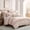 Pink, variant on Levtex Home Sand Stripes BlushFull/Queen Comforter Set (90x94in) with 2 Pillowcases (26x20in) - Woven Jacquard Stripe - Pink, Dusty Rose, Cream, White - Cotton Full/Queen Size Comforter Set - Soft