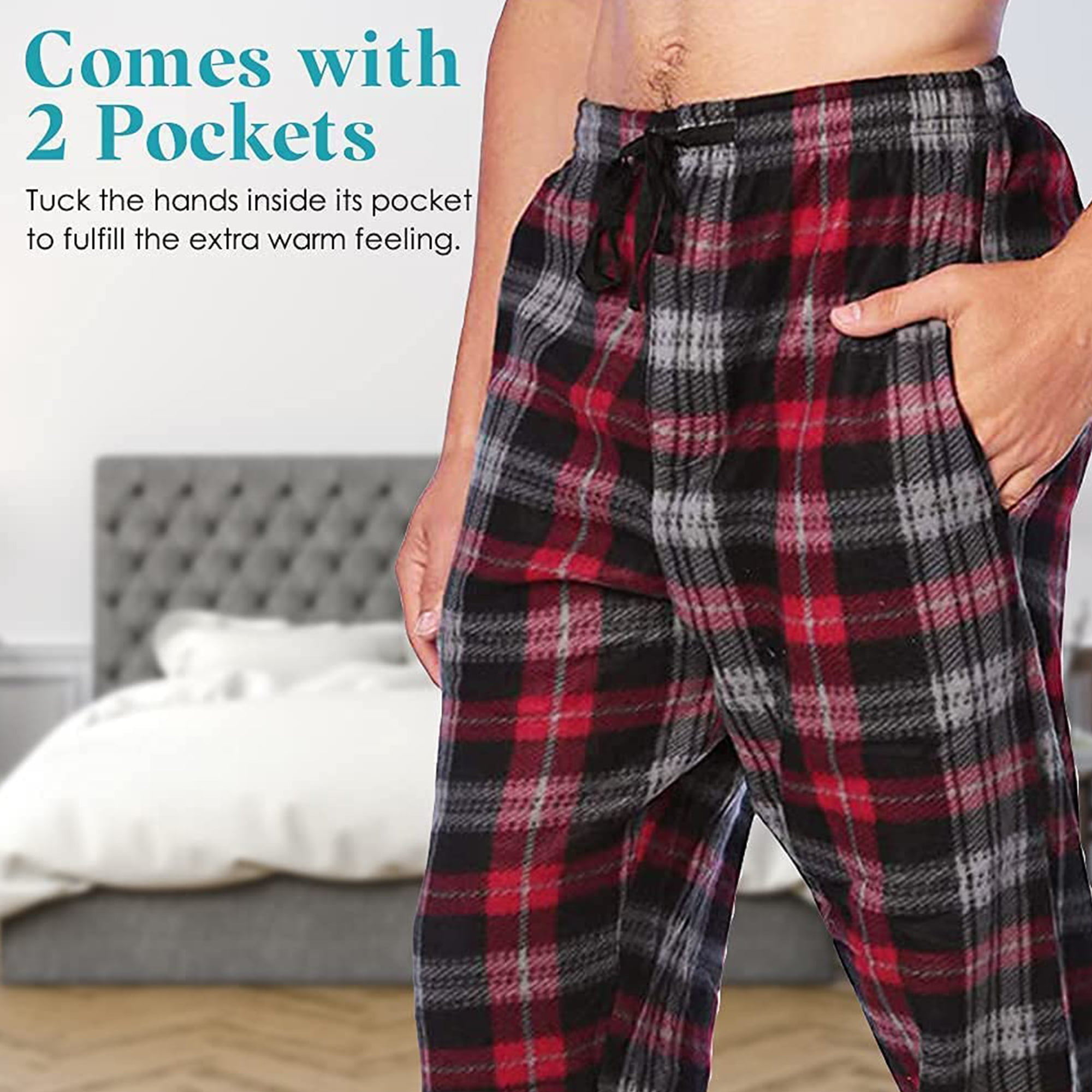新品未使用】kinema check pajamas pants Mサイズ