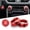 Red, variant on for Toyota RAV4 Accessories 2025 2024 2023 2022 2021 2020 2019 -Air Conditioning Knob Covers, Push Start Button Cover Trim Rings 4pcs (Pink)