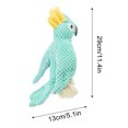 thumbnail image 2 of TIMIFIS Dog Toys Plush Dog Toy Pattern Cute Stuffed Dog Plush Phonation Toys Parrot Bird Molar Toy Interactive Stuffed Pet Toys For Dog Interactive Dog Toys - Summer, 2 of 2