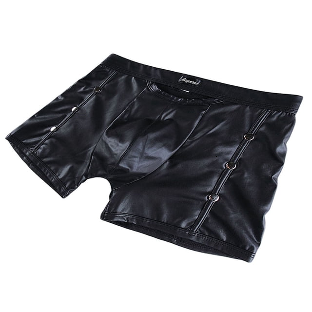 Pantalones Cortos De Bronceado D De Los Hombres Calzoncillos Expuestos Sólidos Calzoncillos De Los Boxeadores XXL Soledad Pantalones cortos para hombre