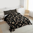 thumbnail image 3 of Feelyou Rustic Farmhouse Floral Queen Comforter Set, Retro French Style Bedding Sets, Romantic Garden Flower Reversible Bedding Comforter Set, Microfiber Bedroom Decor, 3 Pieces, 3 of 8