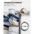 thumbnail image 6 of nqOlkjepod Outdoor Curtains for Patio Waterproof, Coastal Fish Outdoor Privacy Panels Grommet, Oil Painting Ocean Nautical Beach Blackout Outside Curtains for Porch/Cabana/Pergola 54"x108", 1 Panel, 6 of 8
