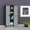 thumbnail image 7 of RAM Quality Products PRESTIGE UTILITY 3 Shelf Lockable Storage Cabinet, Gray, 7 of 7