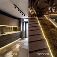 thumbnail image 5 of FOEERS Luces de cuerda de 10 pies para interiores, luces de tubo LED flexibles y conectables, luces de cuerda LED para exteriores para jardín, patio, porche, patio trasero, decoración navideña (blanco, 5 of 5
