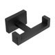 thumbnail image 1 of Gancho doble para toallas, gancho para batas, toallero, soporte simple para toallas, para dormitorio, Negro, 1 of 9