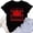 Black_006, variant on Fgnfyis T Shirts for Women Canada Day Graphic T Shirt Comfortable Casual Short Sleeve Round Neck Tee Top for Everyday Wear Womens Tops White_003 L