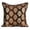 4. Brown (Classic Gold Damask), variant on Pillow Sham, Euro Pillow Sham, Handmade Brown Euro Size Pillow Shams 26x26 inch (65x65 cm), Linen Euro Pillow Shams, Geometric, Contemporary Euro Shams - Renovate