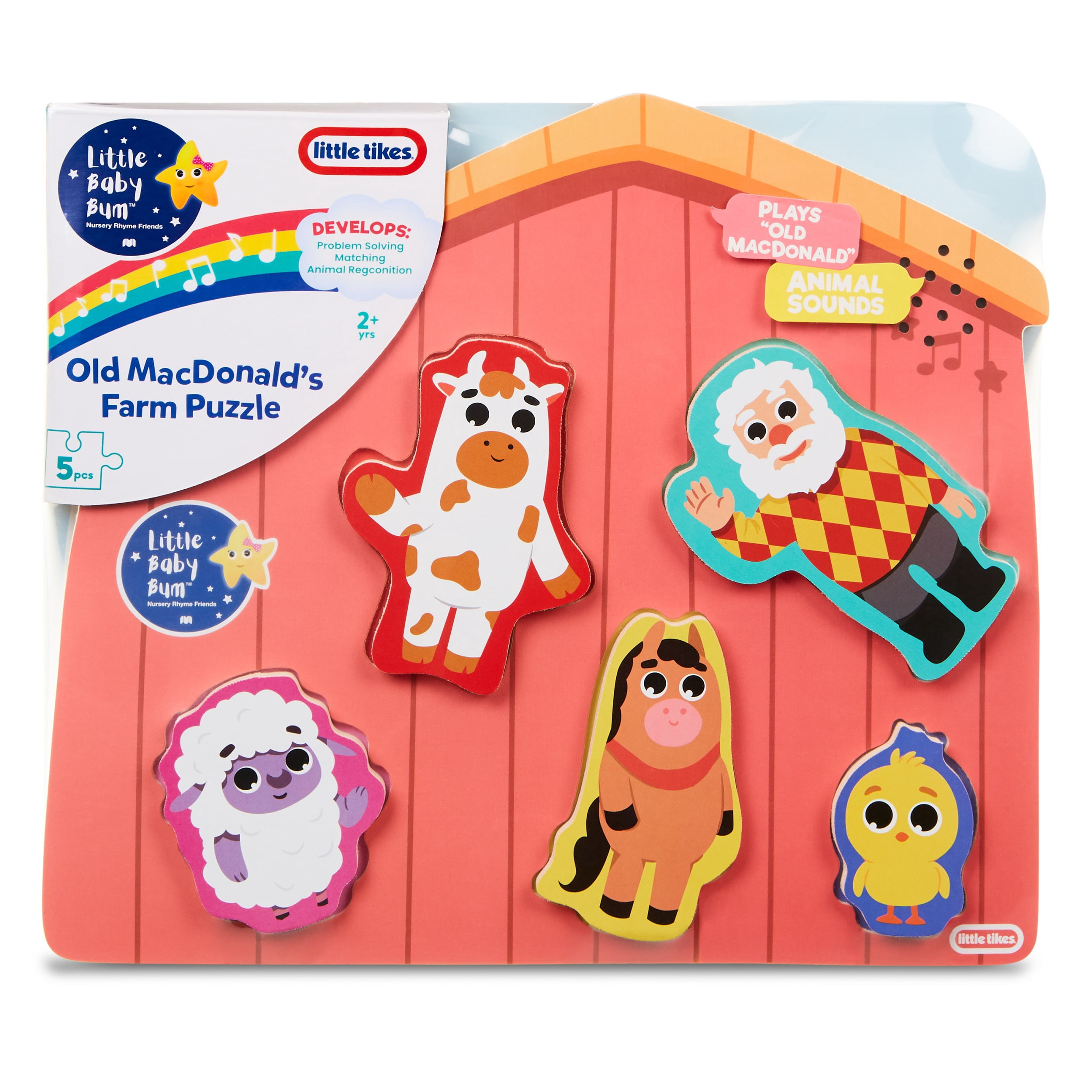Little Baby Bum Musical Wooden Puzzle-Farm
