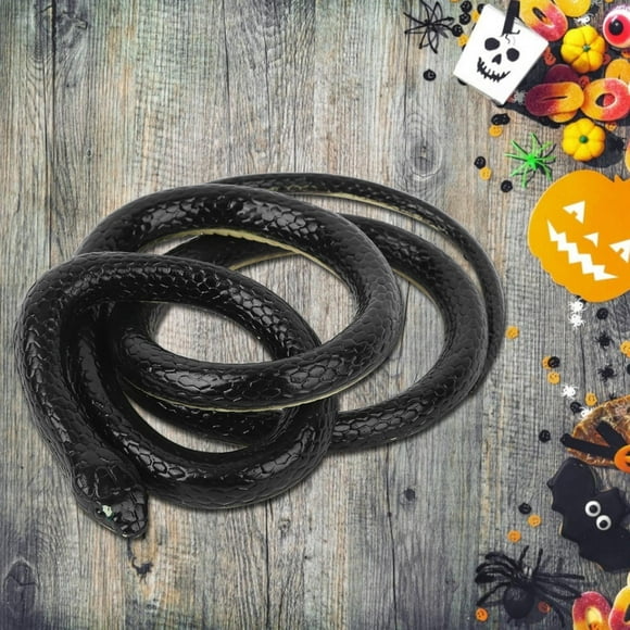 Rubber Snake Supplies Toy Toys Simulation Toys 1.25M Outdoor for Outdoor Decoration Play Toy Home Decoration Set Artificial Vegetables