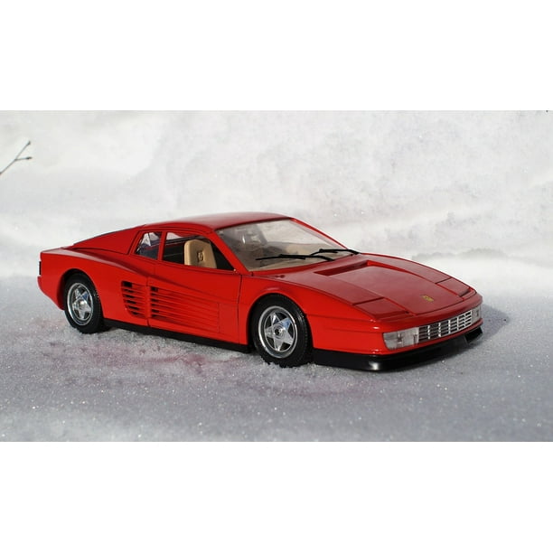 Fast Testarossa Ferrari Speed Model Car Italy-20 Inch By 30 Inch Laminated Poster With Bright