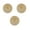 Gold, variant on 3 Pack Round Woven Placemats, Heat-Resistant Non-Slip, Table Decoration, Ideal for Western-style Dining Mat at Home or During Gatherings