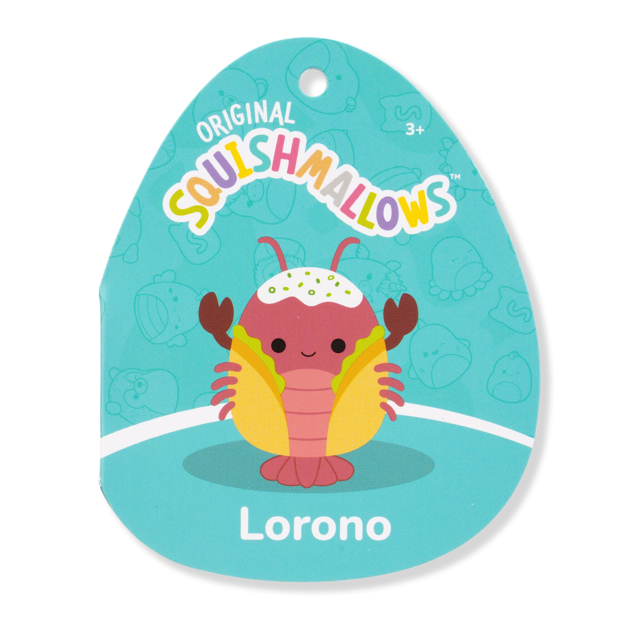 Squishmallows Original 7.5in Lorono the Red Lobster – Official Jazwares Plush (Little)