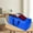 237#Blue, variant on Large Capacity Foldable Moving Storage Bag, Reusable Transparent Woven Packing Duffel with Double Zipper, Collapsible Travel Laundry Bag for Relocation Dorm and Seasonal Clothes