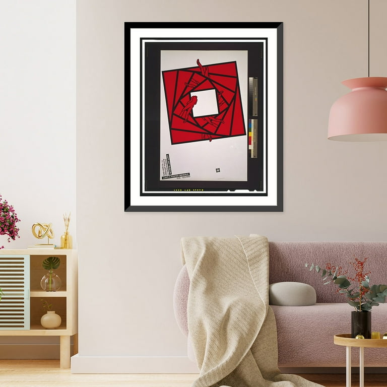 Historic Framed Print, Lahti X Poster Biennale.Shigeo Fukuda