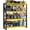 Black&Yellow, variant on JHYKFG 24''W 5-Tier Garage Storage Shelves, Heavy Duty Garage Shelving with Adjustable Shelves, Metal Shelving Unit for Garage, Warehouse, Pantry, Black, 23.6" W x 15.7" D x 63" H