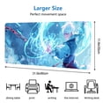 thumbnail image 5 of WISHTIME Gaming Mouse Pad Cold boy with Silver Hair Large Extended Keyboard Mat for Work and Gaming Oversized Mouse Pad(31.5x11.8x0.08Inch), 5 of 7
