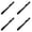Black 4PCS, variant on Medical First Aid LED Pen Light Flashlight Torch Doctor Nurse EMT Emergency