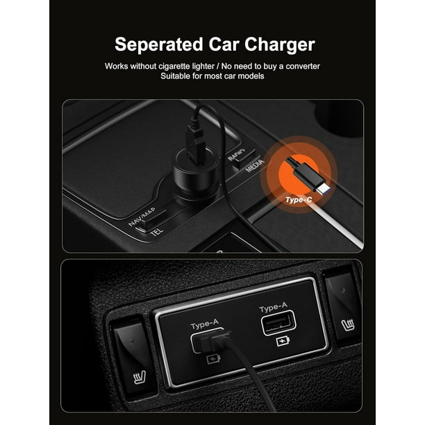 dash cam no cigarette lighter 2.5K Dash Cam Front and Rear Camera with 32G SD Card, 1440P 170° G-Sensor,  Night Vision, WDR