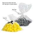 thumbnail image 2 of PB135 Flat Polyethylene Bag, 12" Length x 8" Width x 1.5 mil Thick, Clear (Case of 1000), 2 of 3