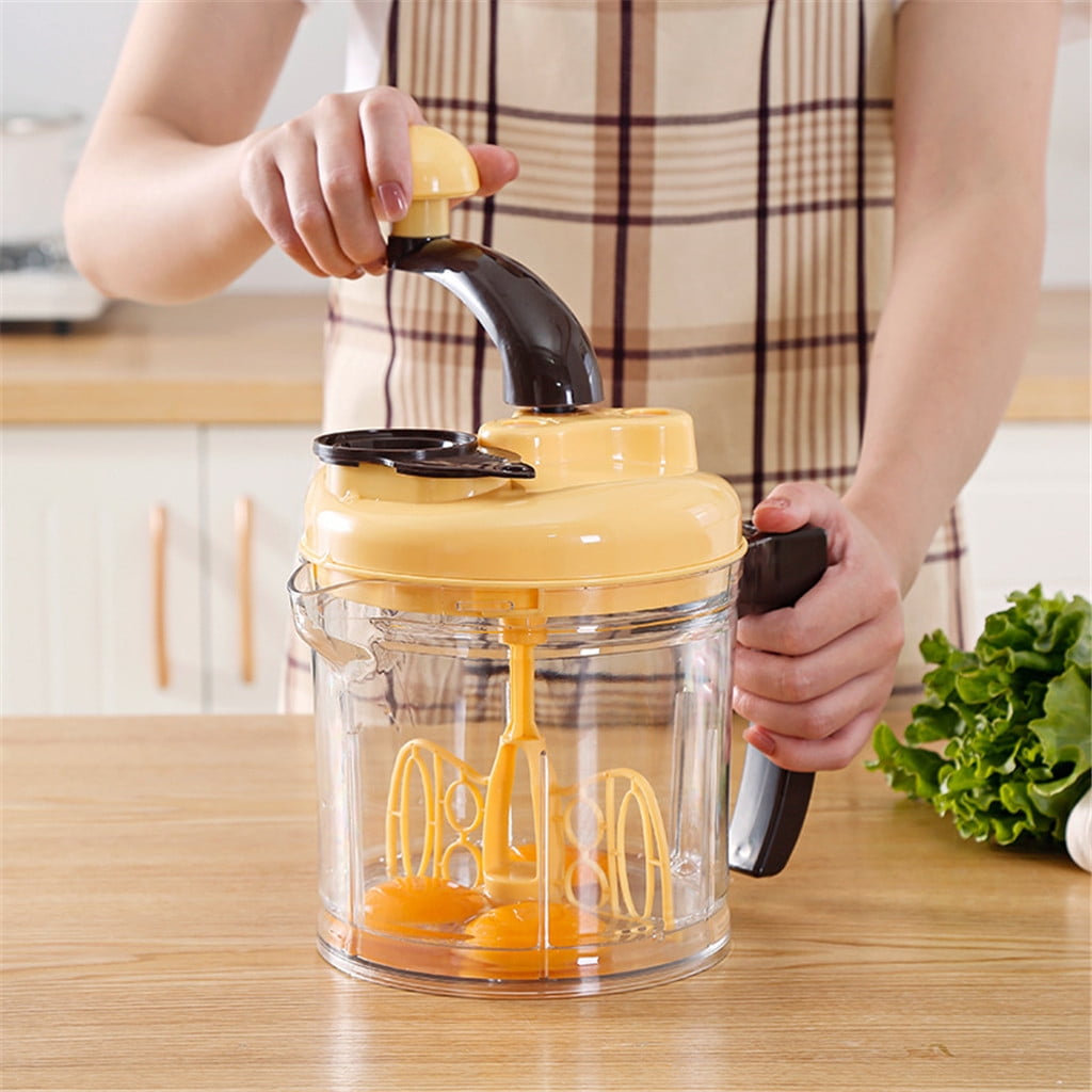 Manual Vegetable Chopper Stainless Steel Meat Grinder 2500ML Large