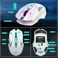thumbnail image 4 of Dsscvnef 2.4G Wireless Mouse Built-in 600mAh Rechargeable Battery 2400DPI Adjustable Office Home Ergonomic Computer Mouse, 4 of 8