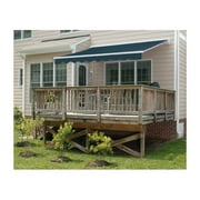 King Canopy 12' x 10' Manually Retractable Green Awning