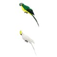 thumbnail image 2 of 2 figuras artificiales de loro para decorar paredes, árboles y paisajes. Estilo C, 2 of 2