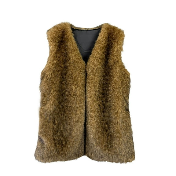 Ashirexll Womens Vests Outerwear, Womens Winter Coats, Sleeveless Solid Color Short Warm Top Jacket For Casual Wear