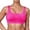 Hot Pink, variant on Bikini Tops for Women Sports Bra Style Swim Top with Full Coverage and Comfort Fit for Beach Pool Womens Swimsuit Tops Black S