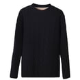 thumbnail image 3 of Lovzfmll Men's Thermal Top with Solid Color Round Neck, Long Sleeve with Heart Pattern and Cotton Padding for Comfortable Base Layer, 3 of 4
