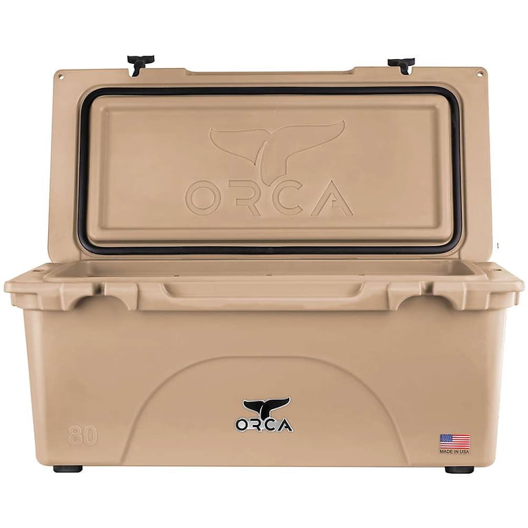 ORCA Cooler 80 Qt Thermocooler ORCT080 - Hard Sided - Tan