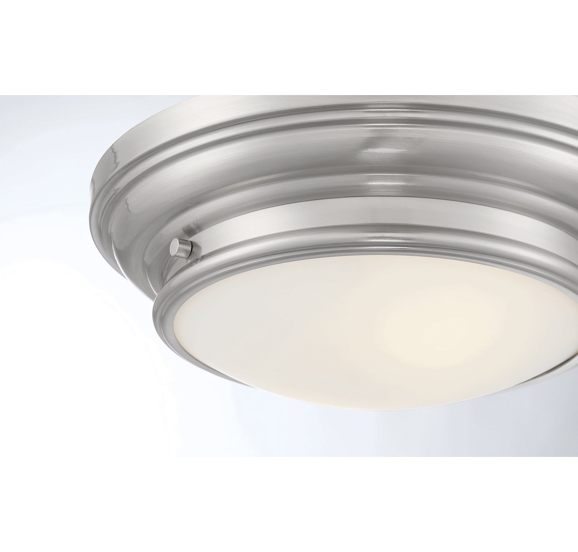 Trade Winds Lighting 2-Light Ceiling Light In Satin Nickel