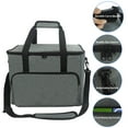 thumbnail image 5 of Gray Travel-Ready Portable Power Station Storage Bag - Durable, Compact (36X26X28cm) Carrying Case for On-the-Go Energy Needs, Easy Access Design for Batteries & Devices, 5 of 5